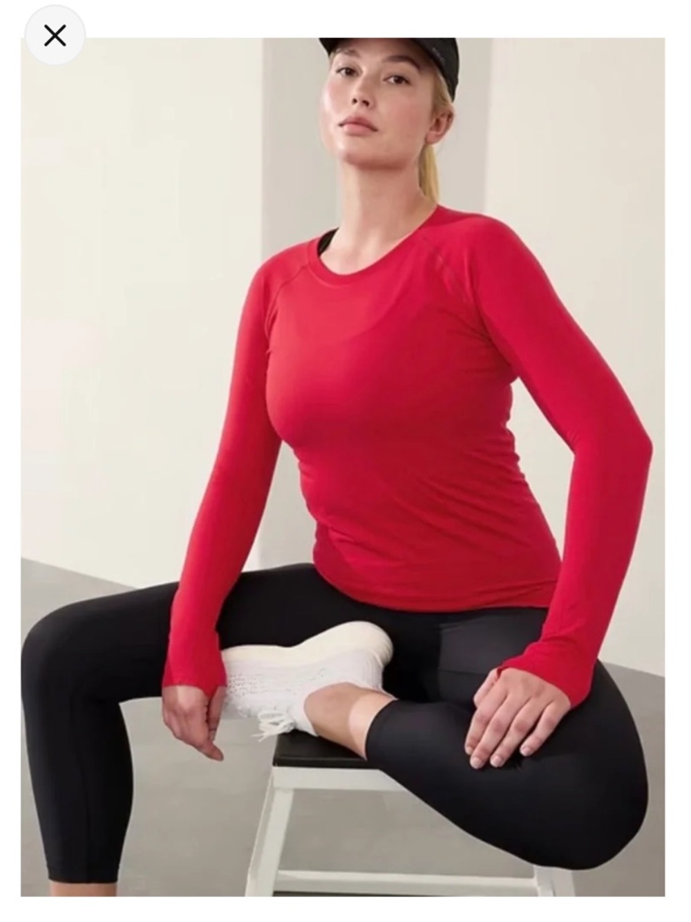Athleta momentum seamless long sleeve top